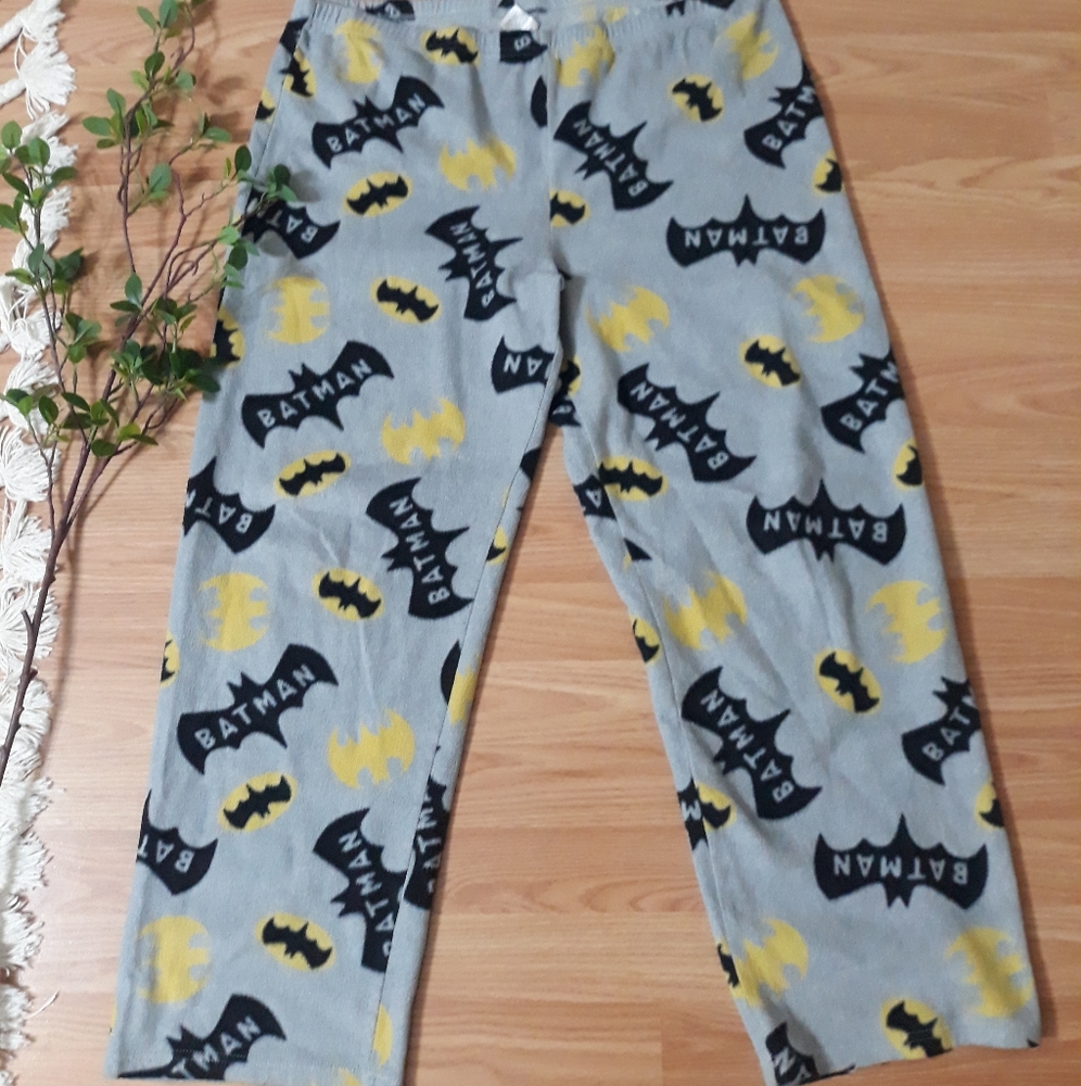🌿🍒 Batman sleepwear fleece pajama pants size XL 16/18 🌿🍒